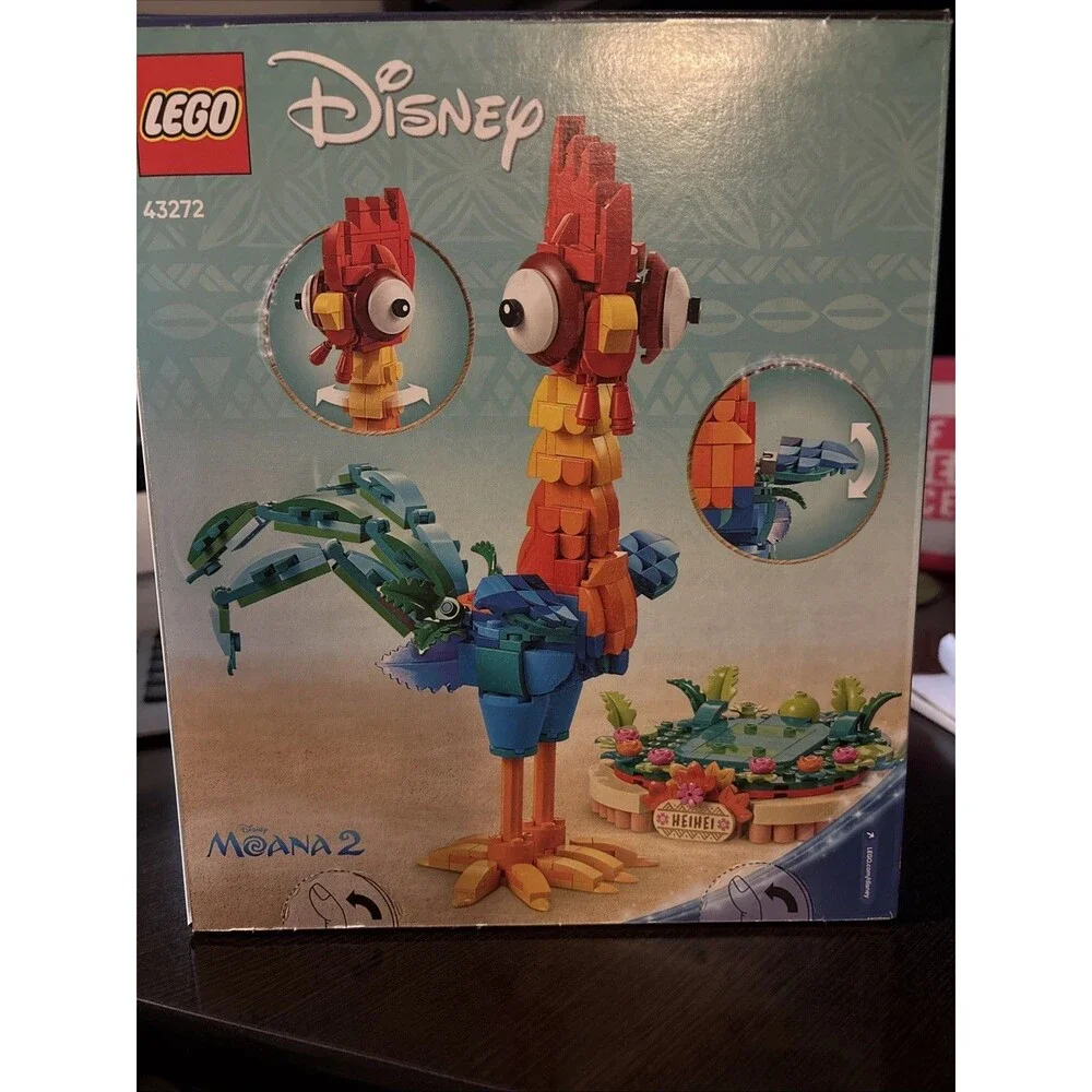 New Moana Gift Lot Moana Squishmallow & Lego HeiHei  Set 43272